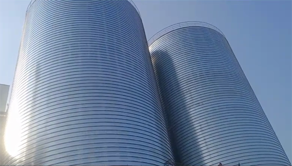 西乌珠穆沁2座混凝土高架卷板仓